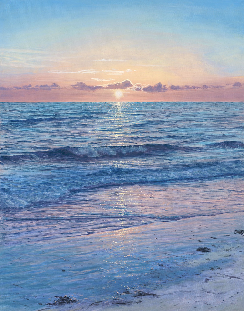Sunset Walk 11x14 - Limited Edition Canvas Giclee by Phillip Anthony