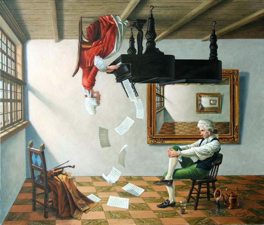Discord of Analogy III by Michael Cheval