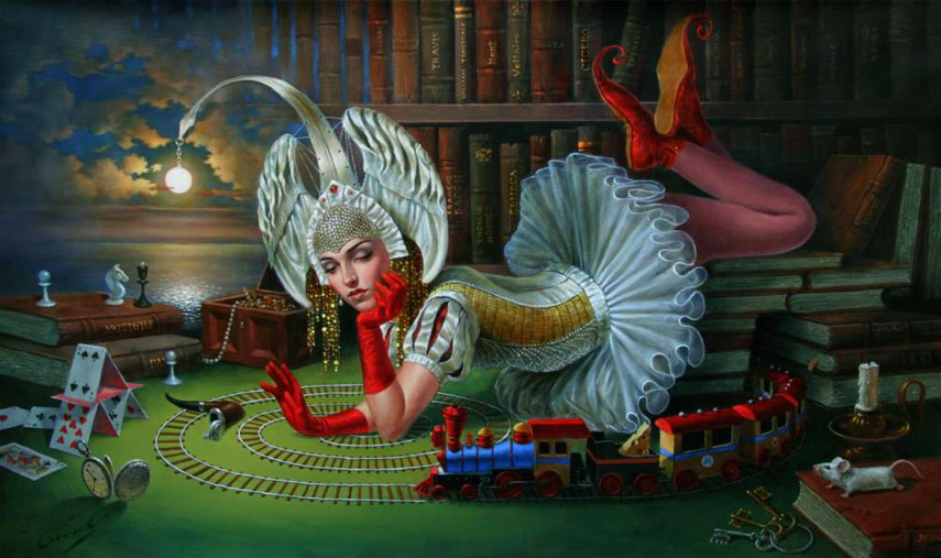 Train of Thought by Michael Cheval